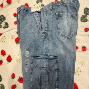 Aero high rose wide leg cargo